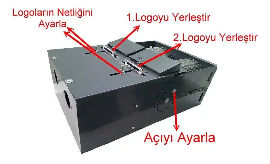 Logo Yansıtıcı 200W 2’Lİ Dönen,Sabit veya Sensörlü