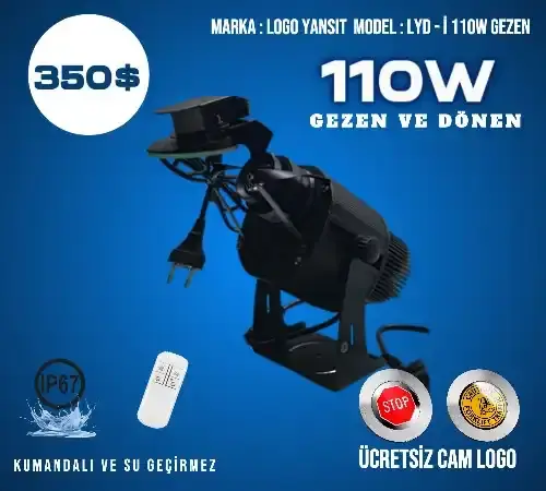 Logo Yansıt Gezen LYD-i110W Logo Projektör