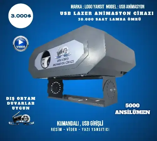 Lazer USB Video Animasyon Cihazı