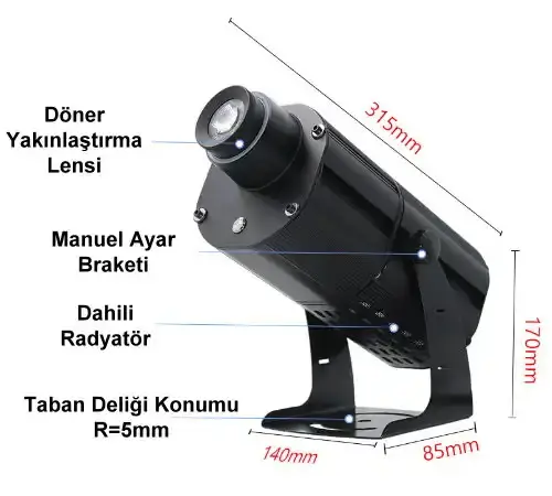 Logo Yansıt LYD-i160W Gobo Yansıtıcı