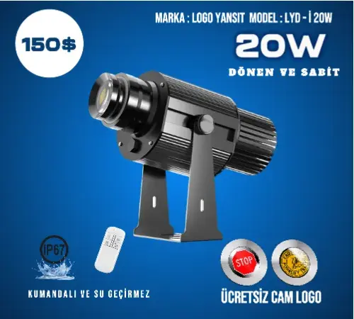 Logo Yansıt LYD-i20W Gobo Yansıtıcı | İç-Dış Mekan Çözümleri