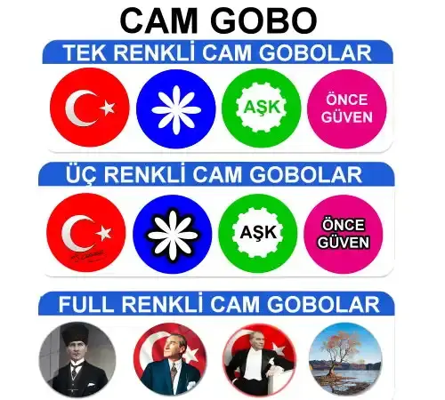 Logo Yansıt LYD-i500W 7'li Gobo Yansıtıcı
