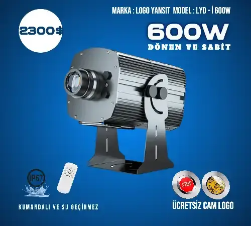 Logo Yansıt LYD-i600W Gobo Yansıtıcı