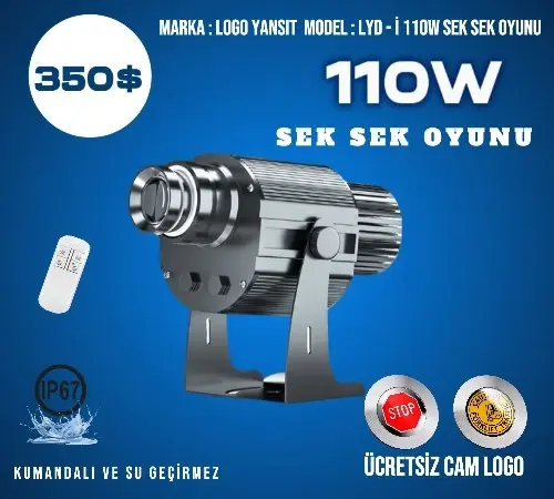 Sek Sek Oyunu LYD-i110W ile Logo Yansıtma