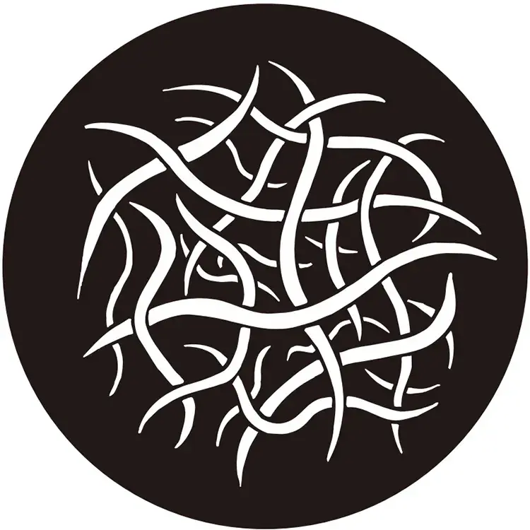 Tek Renkli Glass Gobo